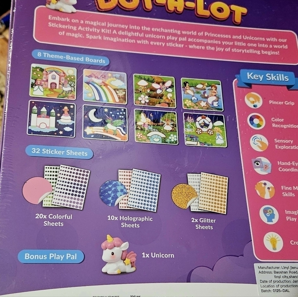 Dot Art Activity - Unicorn & Princess Sticker Art Kit - Picture 6 of 7